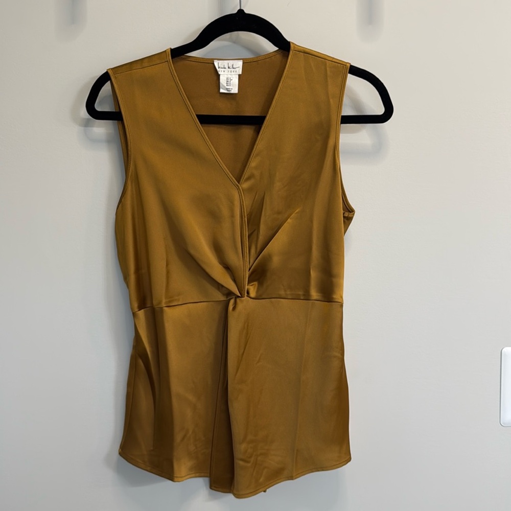 Nicole Miller New York Gold blouse